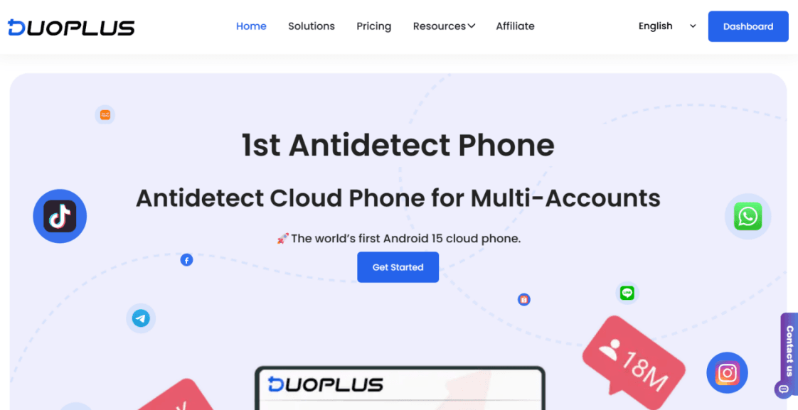 DuoPlus registration