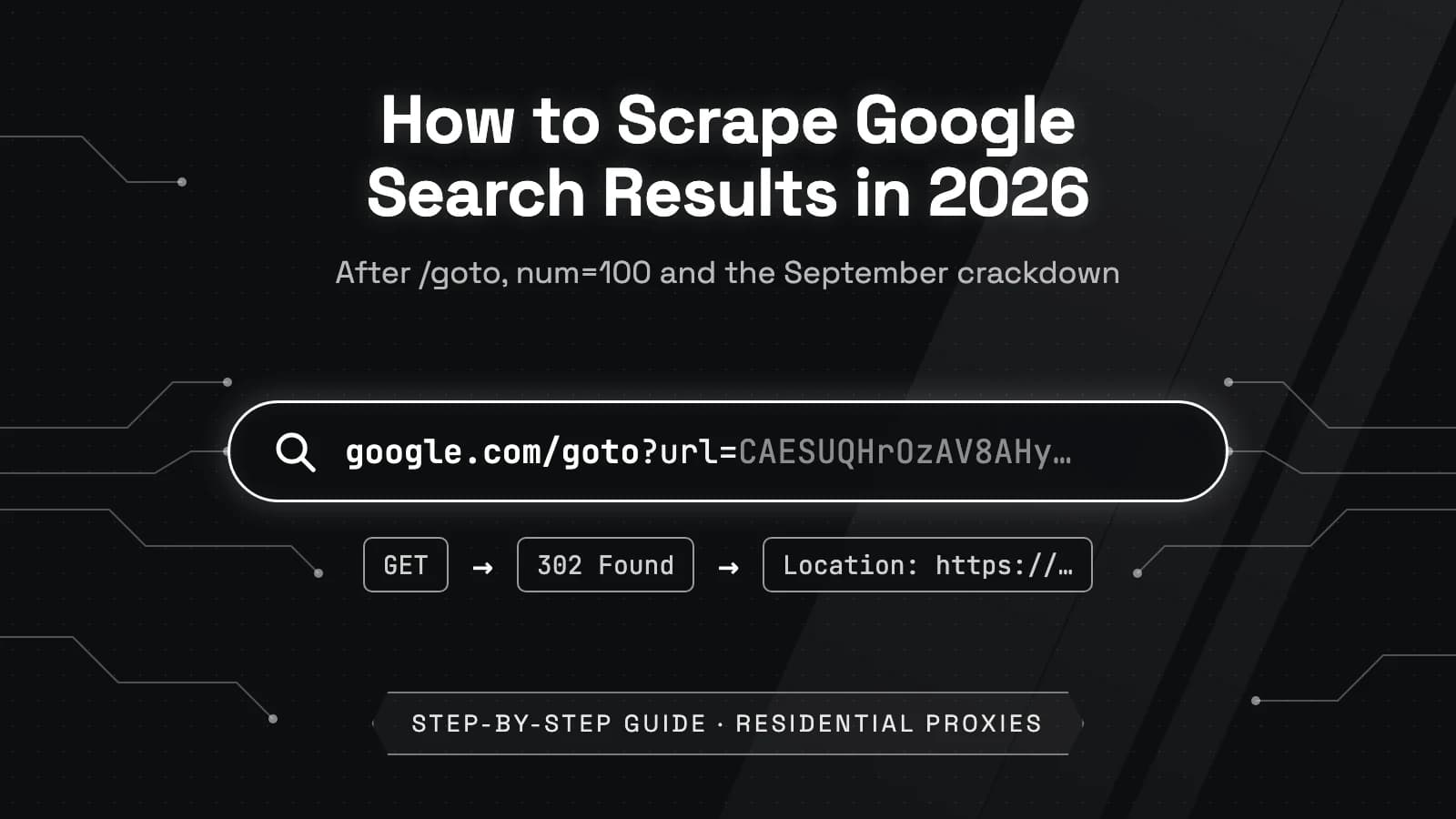 How to Scrape Google Search Results in 2026 (After /goto and the September Crackdown)