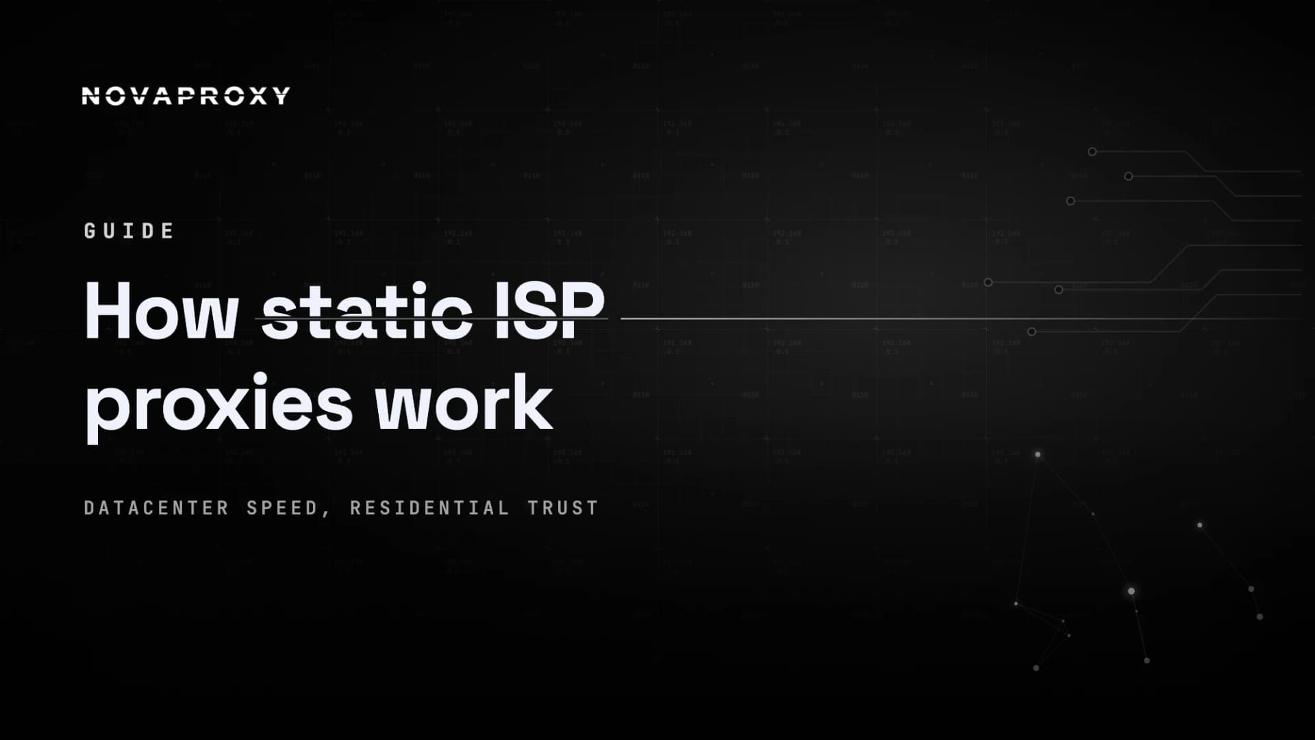 Static ISP Proxies: How They Work & Why You Need Them