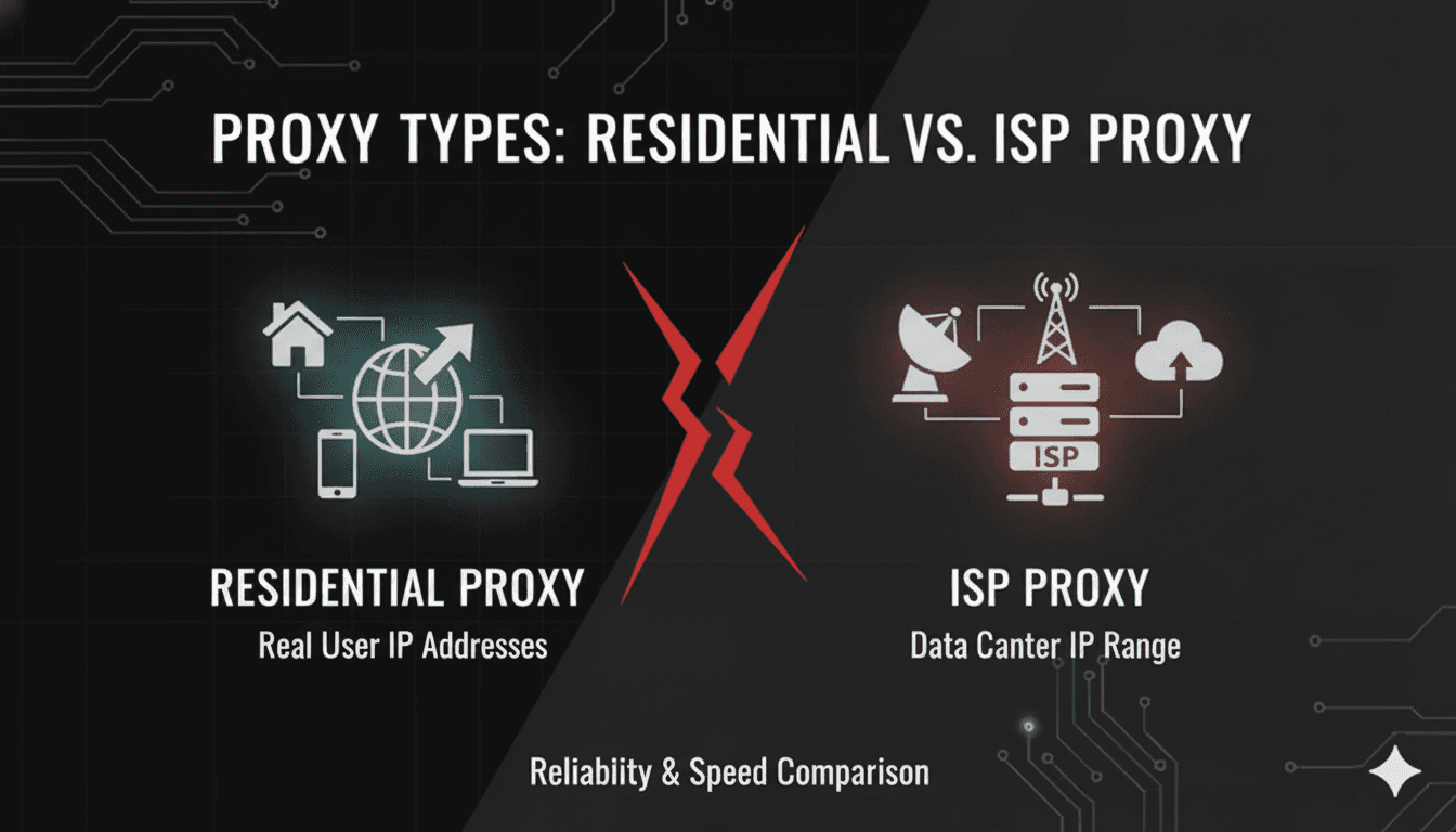 How to compare Residential and ISP proxies? A Comprehensive Comparison