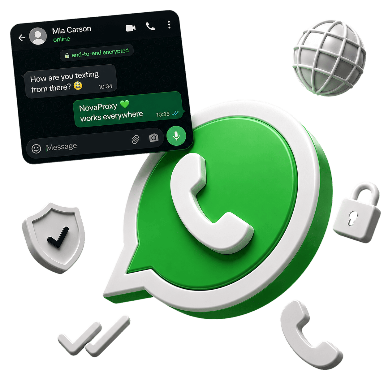 WhatsApp proxies