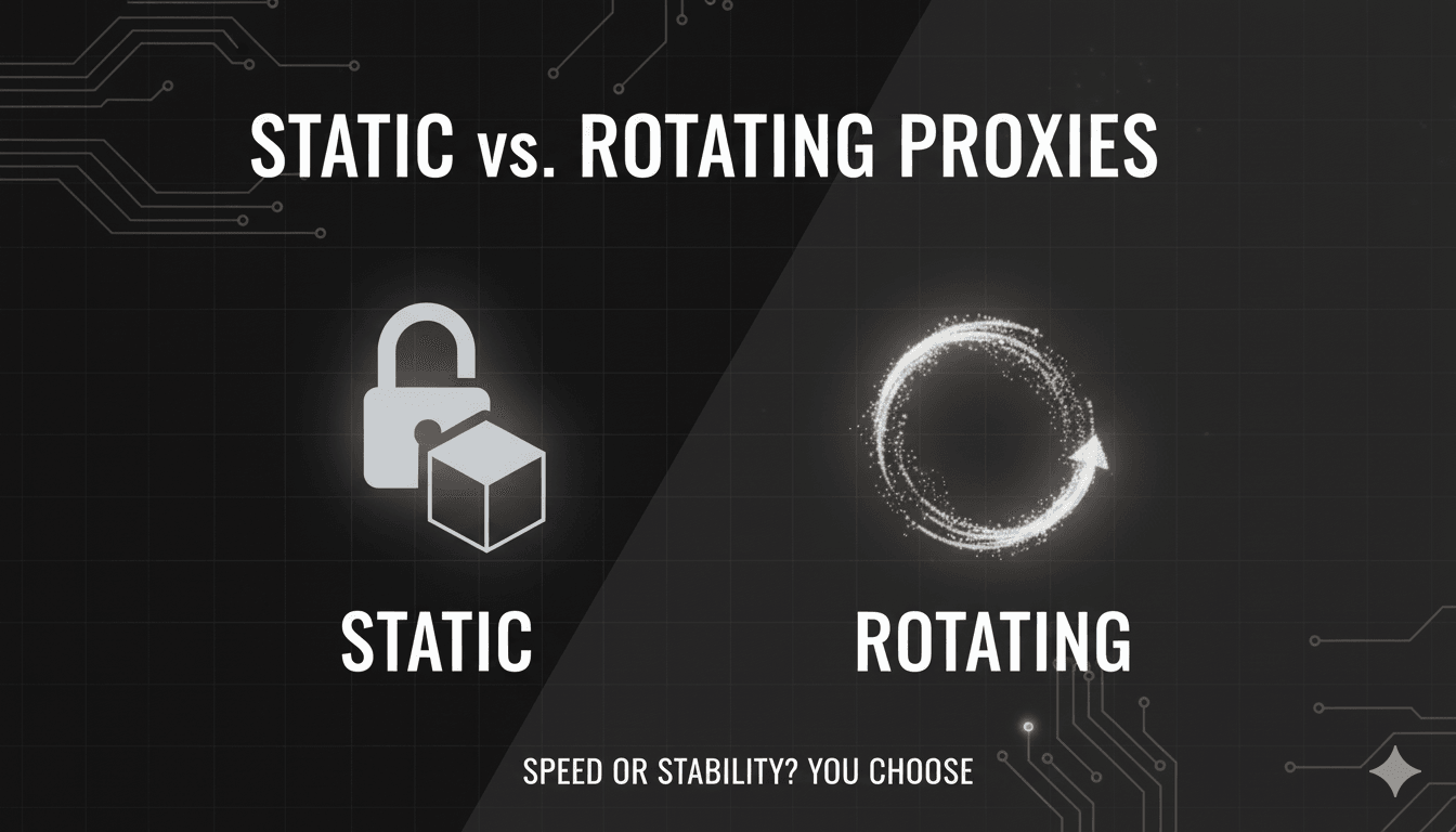 Static vs. Rotating Residential Proxies: Which One Is Right for You?