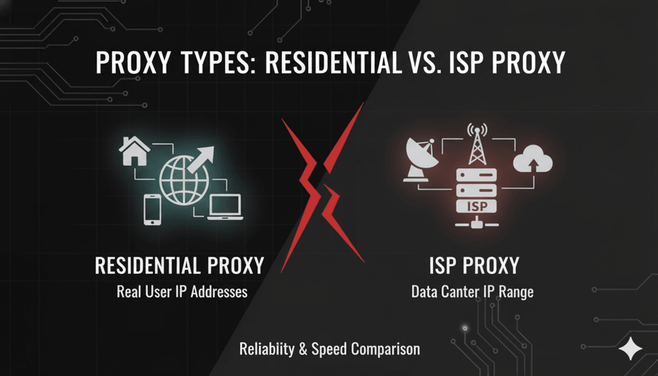 ISP vs Residential Proxies: What's the Difference and When to Use Each